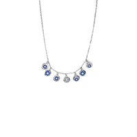 Evil Eye Necklace (Silver)