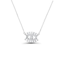 Evil Eye Necklace (Silver)