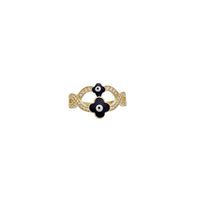 Double Evil Eye Ring (14K)