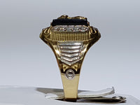 Eagle Onyx Men's Ring 14K - Lucky Diamond 恆福珠寶金行 New York City 169 Canal Street 10013 Jewelry store Playboi Charlie Chinatown @luckydiamondny 2124311180