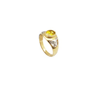 Eagle Hold CZ Ring (14K)
