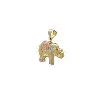 Elephant Pendant (14K) 14 Karat Yellow Gold, Tri Tone Gold, Animal, Popular Jewelry New York