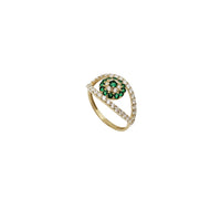 Evil-Eye Lady CZ Ring (14K)