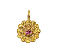 Murakami Flower Pendant (14K)