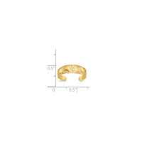 Footprint Ring (14K)