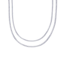Silver Solid Franco Chain (Silver)