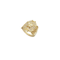 Iced-Out Fancy Pillow CZ Ring (14K)