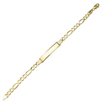 Figaro Baby ID Bracelet (14K) Popular Jewelry New York