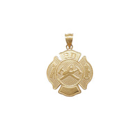 Fire Department Badge Pendant (14K) Popular Jewelry New York