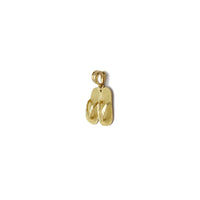 Flip Flops Pendant (14K) 14 Karat Yellow Gold, Popular Jewelry New York