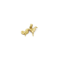 Sleek Haired Dog Pendant (14K) Popular Jewelry New York