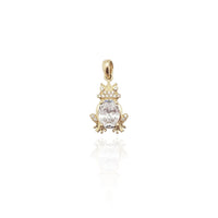 Frog King CZ Pendant (14K) New York Popular Jewelry