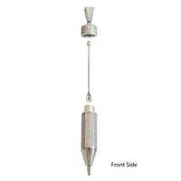 CZ Secret Storage Pencil With Scoop (Sterling Silver) - Popular Jewelry