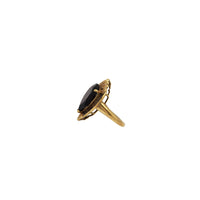Pear Shaped Garnet Ring (14K)