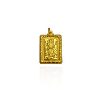 Chinese Feng Shui Wallpaper Medallion Pendant (24K)