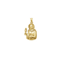 Glossy Saint Barbara Pendant (14K)