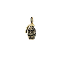 Grenade CZ Pendant (14K)
