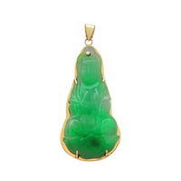 Guan Yin Jade Pendant (14K) Popular Jewelry New York