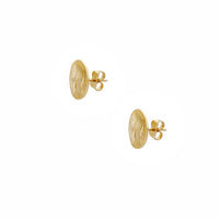 Halo Jesus Head Stud Earrings (14K) Popular Jewelry New York