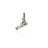 Hand Gun Pendant (Silver) New York Popular Jewelry