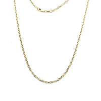 Hexagon Link Necklace (14K)