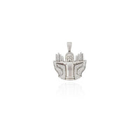 Holding Jesus CZ Pendant (Silver) New York Popular Jewelry