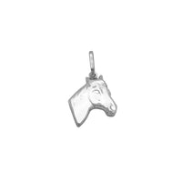 Horse Head Pendant (14K) 14 Karat White Gold, Animal, Popular Jewelry New York