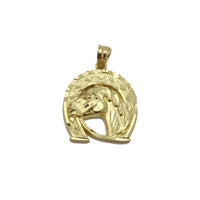 Horseshoe Diamond Cuts Pendant (14K).