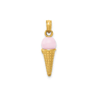 Ice Cream Cone Pendant (14K)