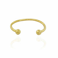 Two-Ball Bangle Bracelet (14K)