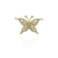 Diamond Butterfly Pendant (10K).