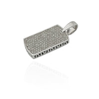 Dog Tag Diamond Pendant (14K)