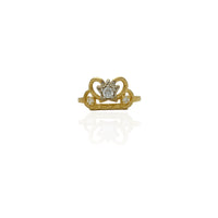 Baby-Sized Starry Crown Ring (14K)