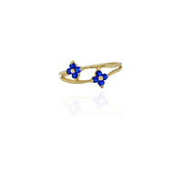 Twin Flower Ring (14K)