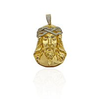 Mournful Jesus Pendant (14K)
