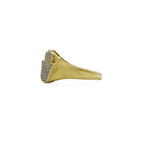 Diamond Hamsa Ring (10K).