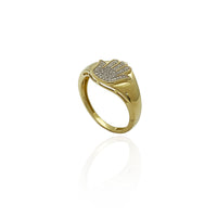 Diamond Hamsa Ring (10K).