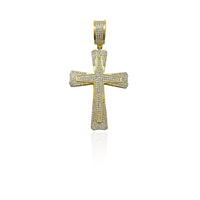 Diamond Cross Pendant (10K).