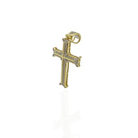 Diamond Cross Pendant (10K).