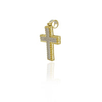 Diamond Cross Pendant (10K).