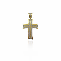 Diamond Cross Pendant (10K).