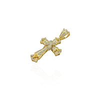 Diamond Infinity Cross Pendant (10K).