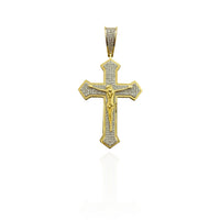Diamond Cross Pendant (10K).