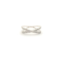 Single "X" Diamond Ring (14K)