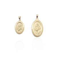 Saint Anthony Oval-Shaped Medallion Pendant (14K)