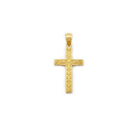 Texture Patterns Cross Pendant (14K)