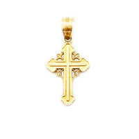 Budded Cross Pendant (14K)