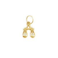 Miniature Libra Scales Pendant (14K)