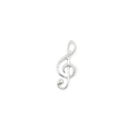 Treble Clef Music Notes Pendant (14K)