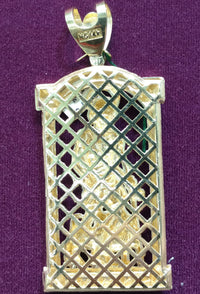 St. Lazarus Two-Tone Pendant 14K - Lucky Diamond 恆福珠寶金行 New York City 169 Canal Street 10013 Jewelry store Playboi Charlie Chinatown @luckydiamondny 2124311180